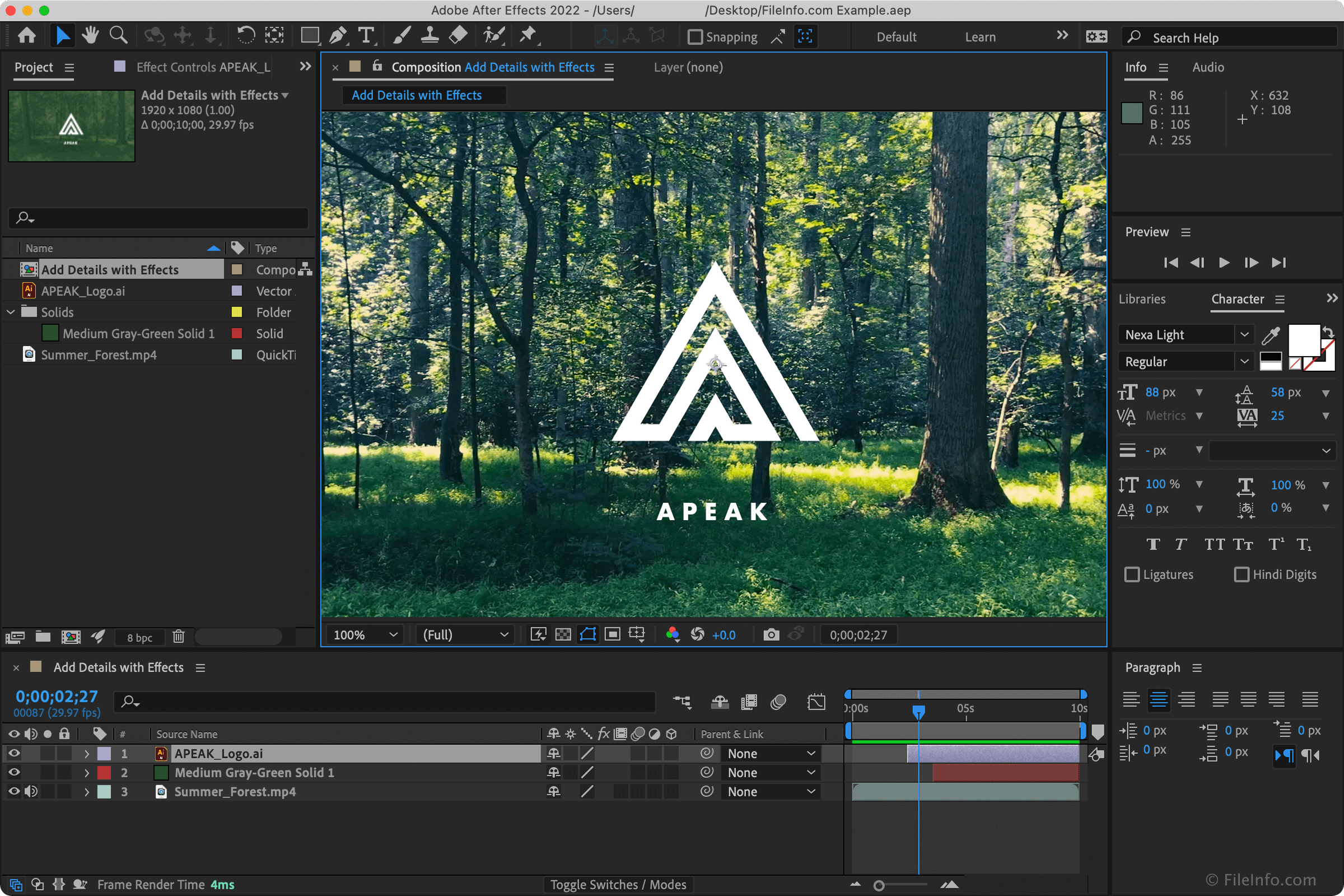 Adobe After Effects 2022 Overview and Supported File Types